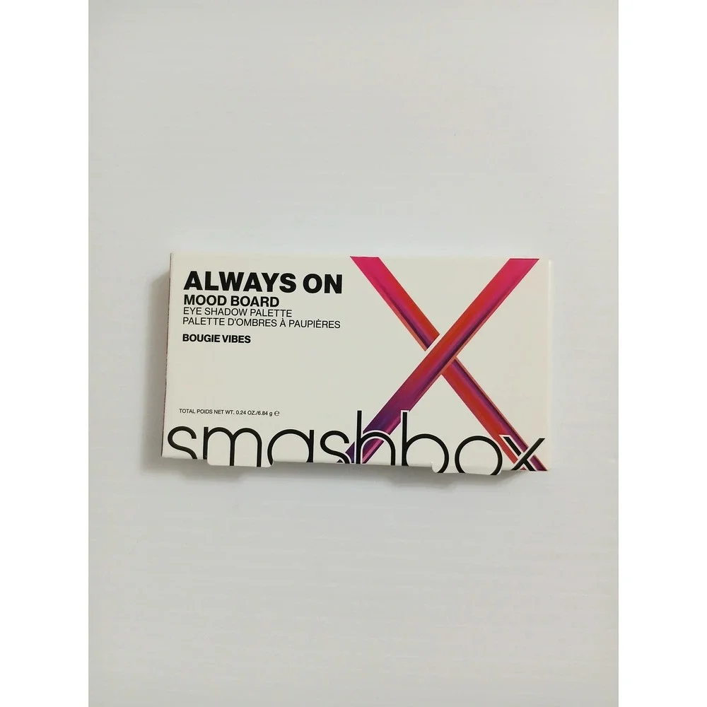 Smashbox Always On Mood Board Eye Shadow Palette Bougie Vibes 8 Shades New Box